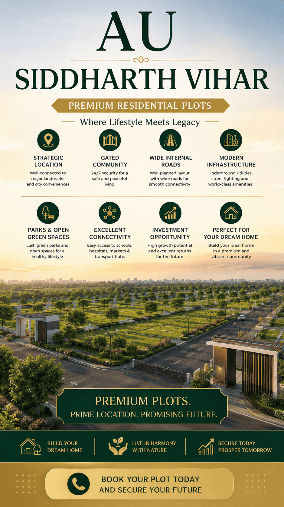 AU Siddharth Vihar - Premium 3 BHK Towers
